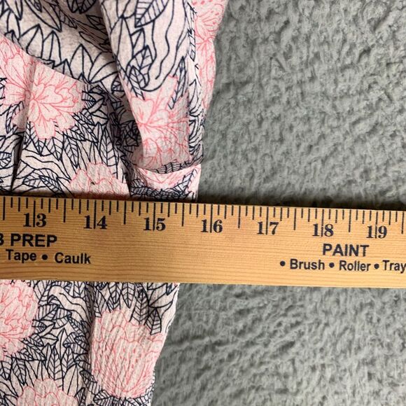 Gal Meets Glam Lizzie Dress Size 4 Pink‎ Uptown Floral Long Sleeve Midi Spring - Picture 11 of 15